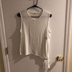White Side-Tied Tank | GAP
